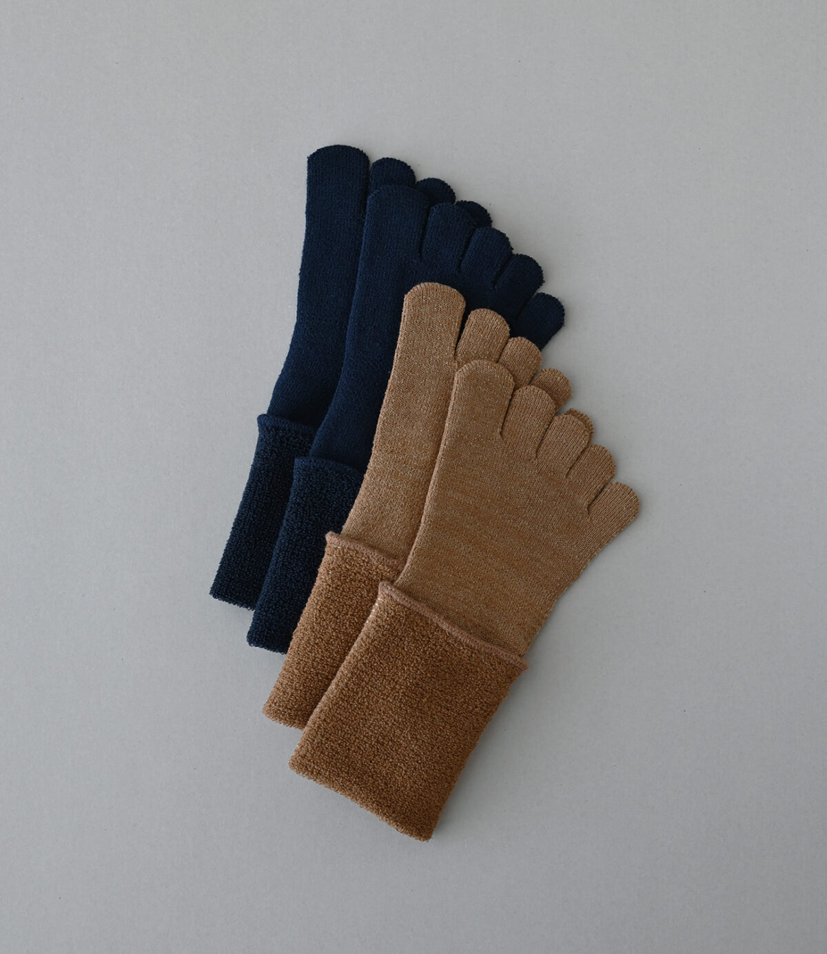 足の肌着「絹と綿」organic cotton